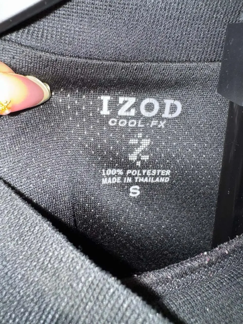 IZOD Cool FX Performance Mock Neck Short Sleeve Athletic Shirt